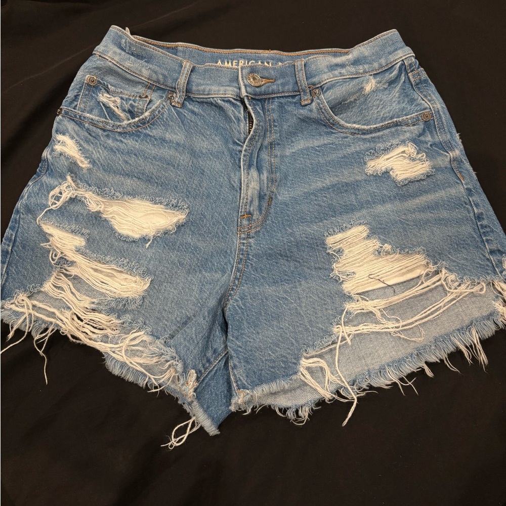 American Eagle Distressed Mom Shorts